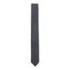 Hugo Boss Silk-blend Tie With Jacquard Pattern In Blue