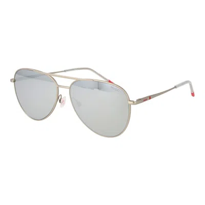 Hugo Boss Silver Metal Sunglasses In Multi