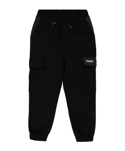 Hugo Boss Kids' Simple And Casual Pants In Black