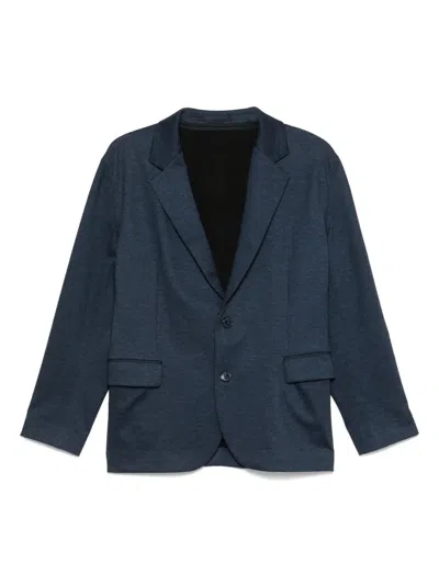 Hugo Boss Single-breasted Blazer In Blue