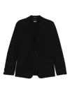 Hugo Boss Single-breasted Blazer In Black