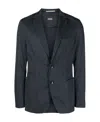 Hugo Boss Single-breasted Blazer In Black