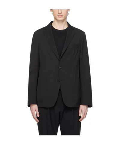 Hugo Boss Single-breasted Blazer In Black