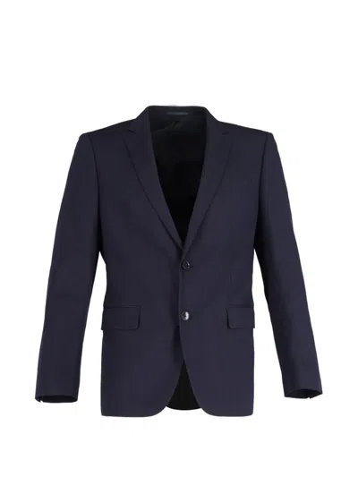 Pre-owned Hugo Boss Single-breasted Blazer In Blue