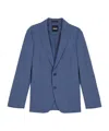 Hugo Boss Single-breasted Blazer In Blue