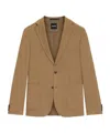 Hugo Boss Single Breasted Blazer In Brown