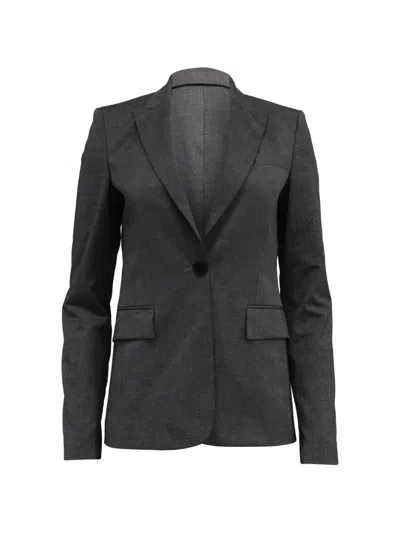 Pre-owned Hugo Boss Single-breasted Blazer In Gray