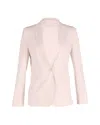 Hugo Boss Single Breasted Blazer In White Cotton In White