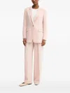 Hugo Boss Single-breasted Blazer In Pink