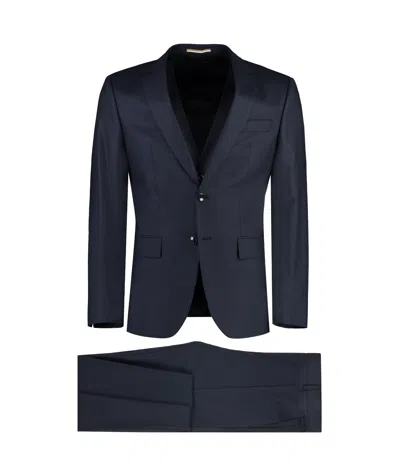 Hugo Boss Single-breasted Suit In Black