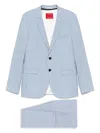 Hugo Boss Single-breasted Suit In Blue