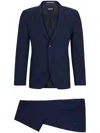 Hugo Boss Single-breasted Suit In Blue