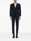 Hugo Boss Single-breasted Suit In Blue