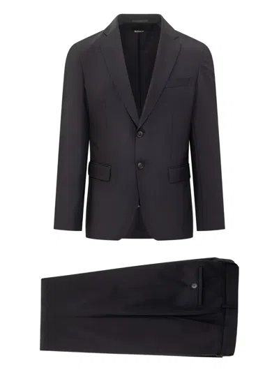 Hugo Boss Single-breasted Suit In Gray
