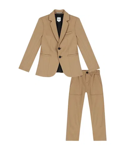 Hugo Boss Single-breasted Suit In Green