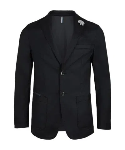 Hugo Boss Single-breasted Suit Jacket In Black