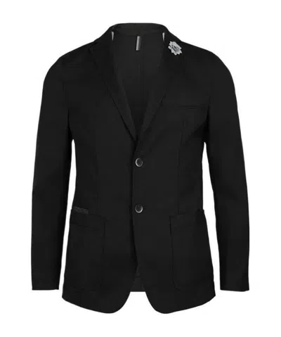 Hugo Boss Single-breasted Suit Jacket In Black