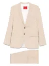 Hugo Boss Single-breasted Suit In Neutrals