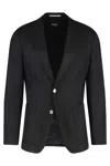 Hugo Boss Boss Single-breasted Two-button Jacket In Black