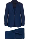 Hugo Boss Single-breasted Two-piece Suit In Virgin Wool Boss In Blue