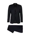 Hugo Boss Single-breasted Virgin Wool Suit In Black