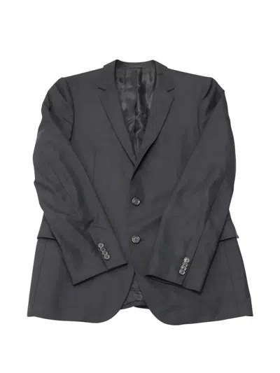 Pre-owned Hugo Boss Single-breasted Wool Blazer In Black
