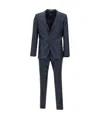 Hugo Boss Single-breasted Wool Blend Suit In Black