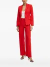 Hugo Boss Single-button Blazer In Red