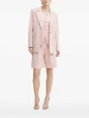 Hugo Boss Single-button Notched-lapel Blazer In Pink