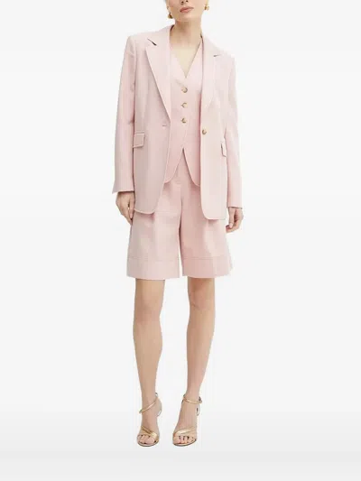 HUGO BOSS SINGLE-BUTTON NOTCHED-LAPEL BLAZER