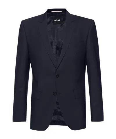 Hugo Boss Single-breasted Blazer In Black