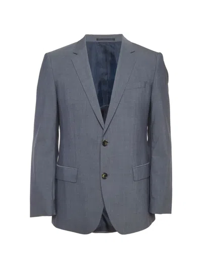 Pre-owned Hugo Boss Single-breasted Blazer In Blue