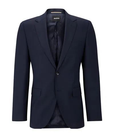 Hugo Boss Single-breasted Suit Jacket In Black