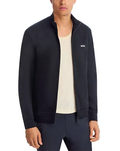 Hugo Boss Skazus Track Jacket In Blue
