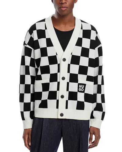 Hugo Boss Skeeches Oversized Cardigan In Natural