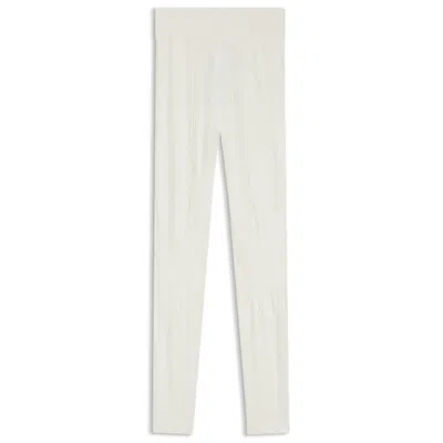 Hugo Boss Ski Leggings In Stretch Jersey In White