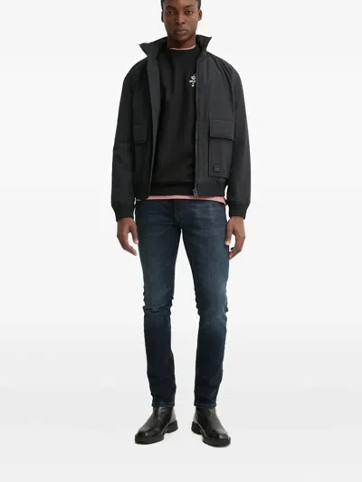 Hugo Boss Skinny-cut Jeans In Blue