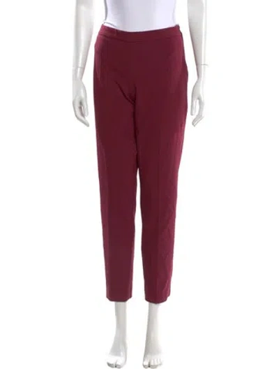 Pre-owned Hugo Boss Skinny Leg Pants W/ Tags In Burgundy