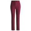 Hugo Boss Skinny-leg Trousers In Performance-stretch Fabric In Pink