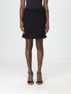 Hugo Boss Skirt Boss Woman Color Black In Black