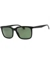 Hugo Boss Rectangle-frame Sunglasses In Green