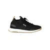 HUGO BOSS SLEEK TITANIUM RUNN SPORTS SHOES WITH CONTRAST DETAILS