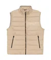 Hugo Boss Water-repellent Gilet In Nude