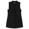 Hugo Boss Sleeveless Regular-fit Blazer In Velvet Tweed In Black