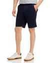 Hugo Boss Slice Cotton Stretch Slim Fit 9.6 Shorts In Dark Blue