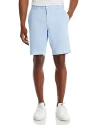 Hugo Boss Boss Slice Flat Front Shorts In Light Pastel Blue