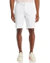 Hugo Boss Slice Cotton Stretch Slim Fit 9.6 Shorts In White