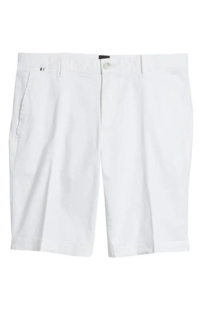 HUGO BOSS SLICE FLAT FRONT SHORTS