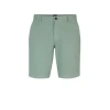 Hugo Boss Slim-fit Shorts In Stretch-cotton Twill In Green