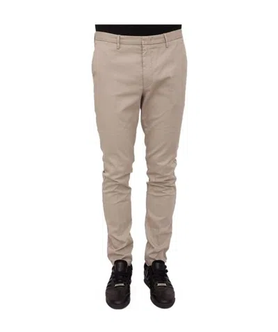 Hugo Boss Slim Casual Pants In Nude